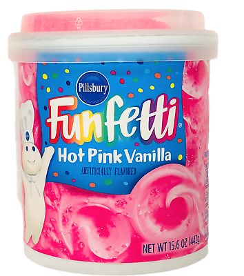 Pillsbury Funfetti Hot Pink Vanilla 15.6Oz