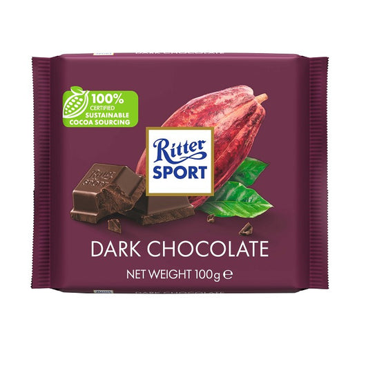 Ritter Sports Dark Chocolate 100g