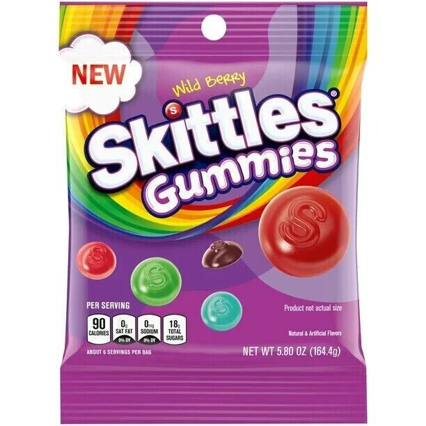 Skittles Gummies Wild Berry 5.8Oz
