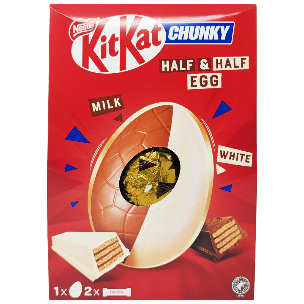 Nestle Kitkat Chunky Half Milk & Half White Egg