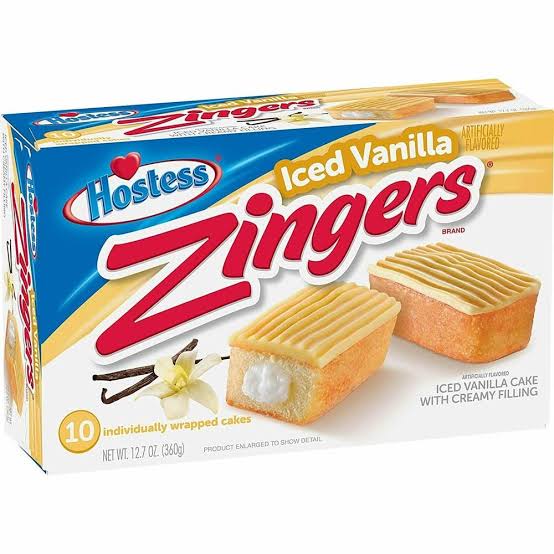 Hostess Zingers Iced Vanilla 12.7 Oz