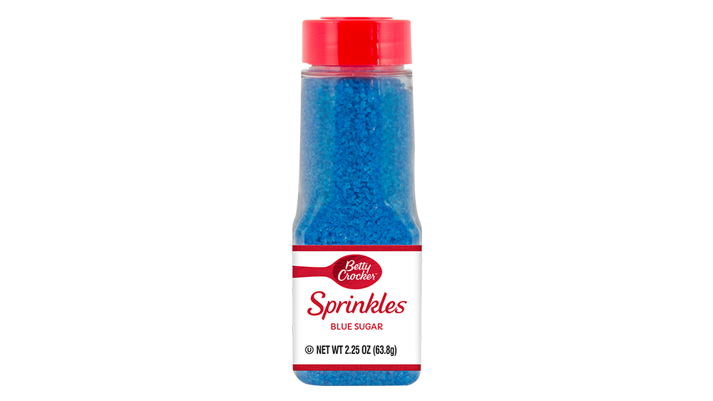 Betty Crocker Sprinkles Blue Sugar 2.25Oz