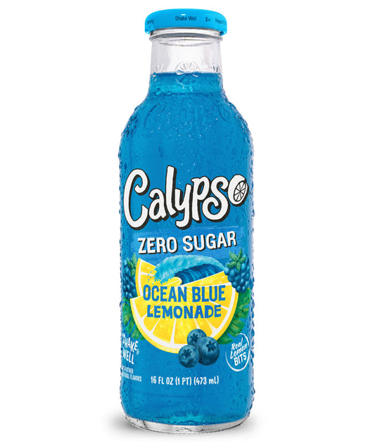 US Calypso Zero Sugar Ocean Blue Lemonade 473ml