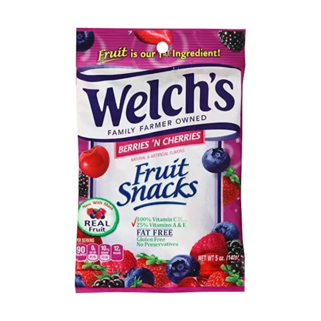Welch’s Berries N Cherries Fruit Snacks 142g