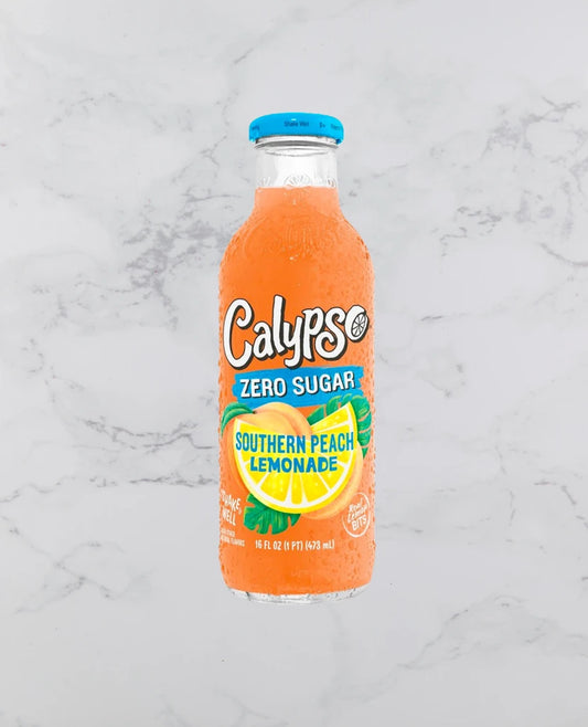 US Calypso Zero Sugar Southern Peach Lemonade 473ml