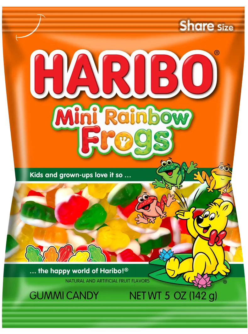 Haribo Mini Rainbow Frogs 142g – Candyverse