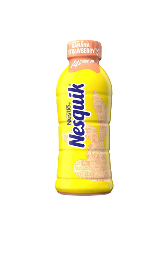 Nestle Nesquik Banana Strawberry Drink 414ml