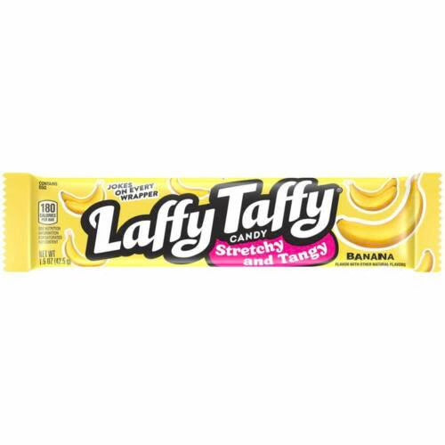 Laffy Taffy Candy Stretchy and Tangy Banana 1.5 Oz
