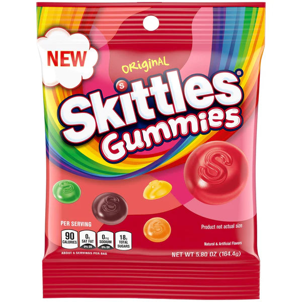 Skittles Gummies Original 5.8Oz