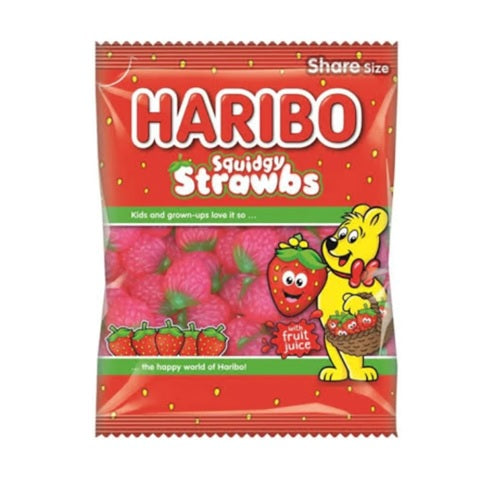 Haribo Squidgy Strawbs 160g – Candyverse