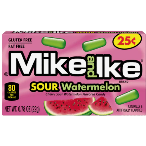 US Mike and Ike Sour Watermelon 24x22g