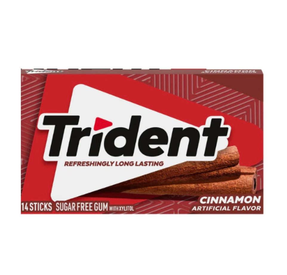 Trident Cinnamon Flavoured Sugarfree Gum