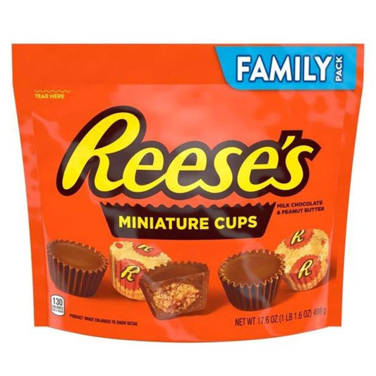 US Reese’s Miniature Cups Family Pack 498g