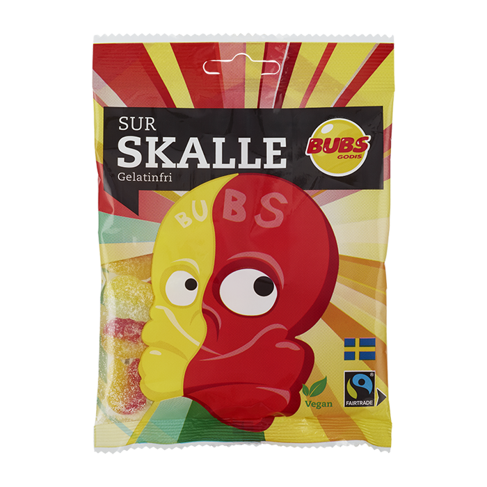 Bubs Sur Skalle 90g