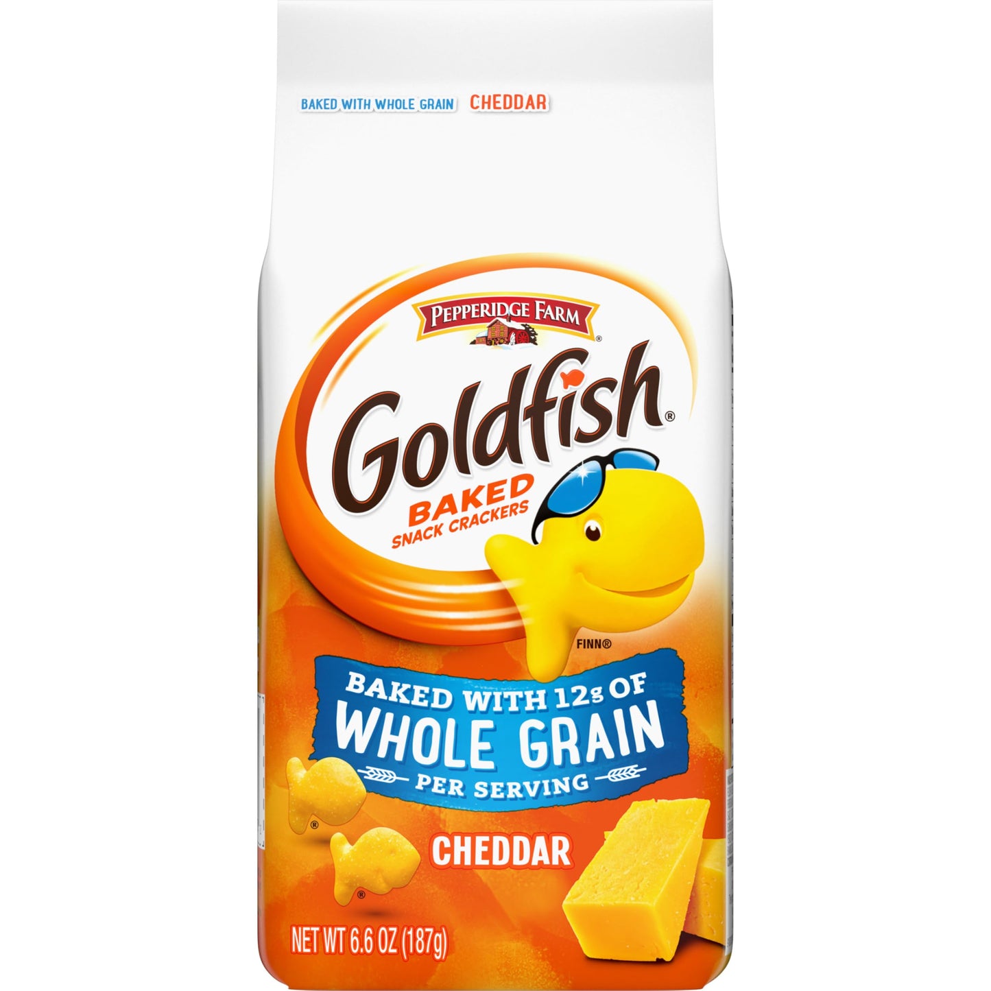 US Pepperidge Farm Goldfish baked snack crackers whole grain cheddar 6.6oz