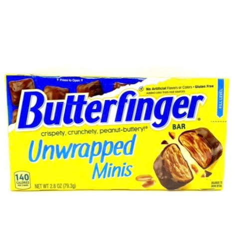 Butterfinger Bar Unwrapped Minis 79.3g