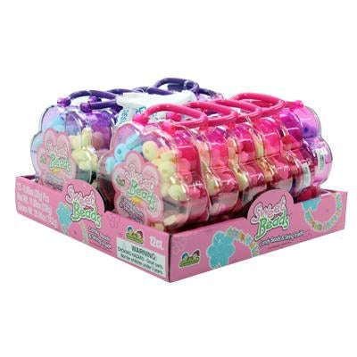 Sweet Beads Candy Beads & String fruit flavour 28g