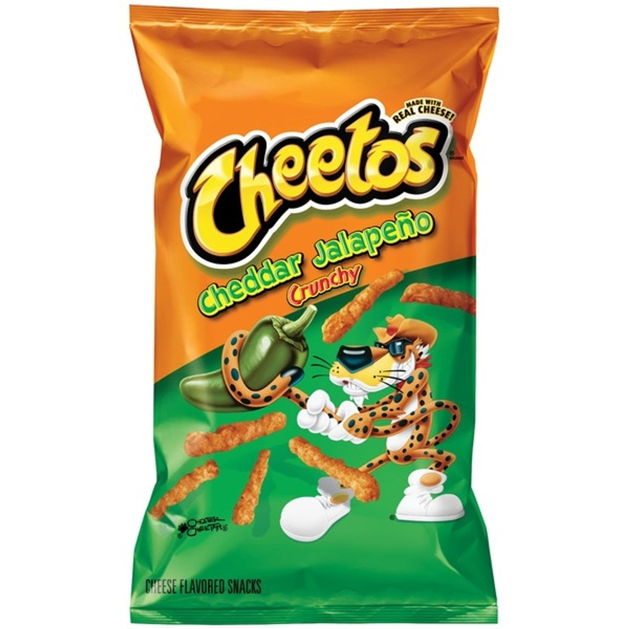 Cheetos Cheddar Jalapeño Crunchy 226.8g
