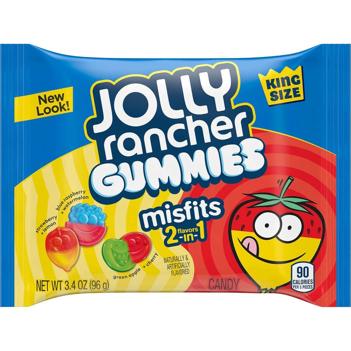 Jolly Rancher Gummies Misfits 2 Flavors in 1 3.4 Oz – Candyverse