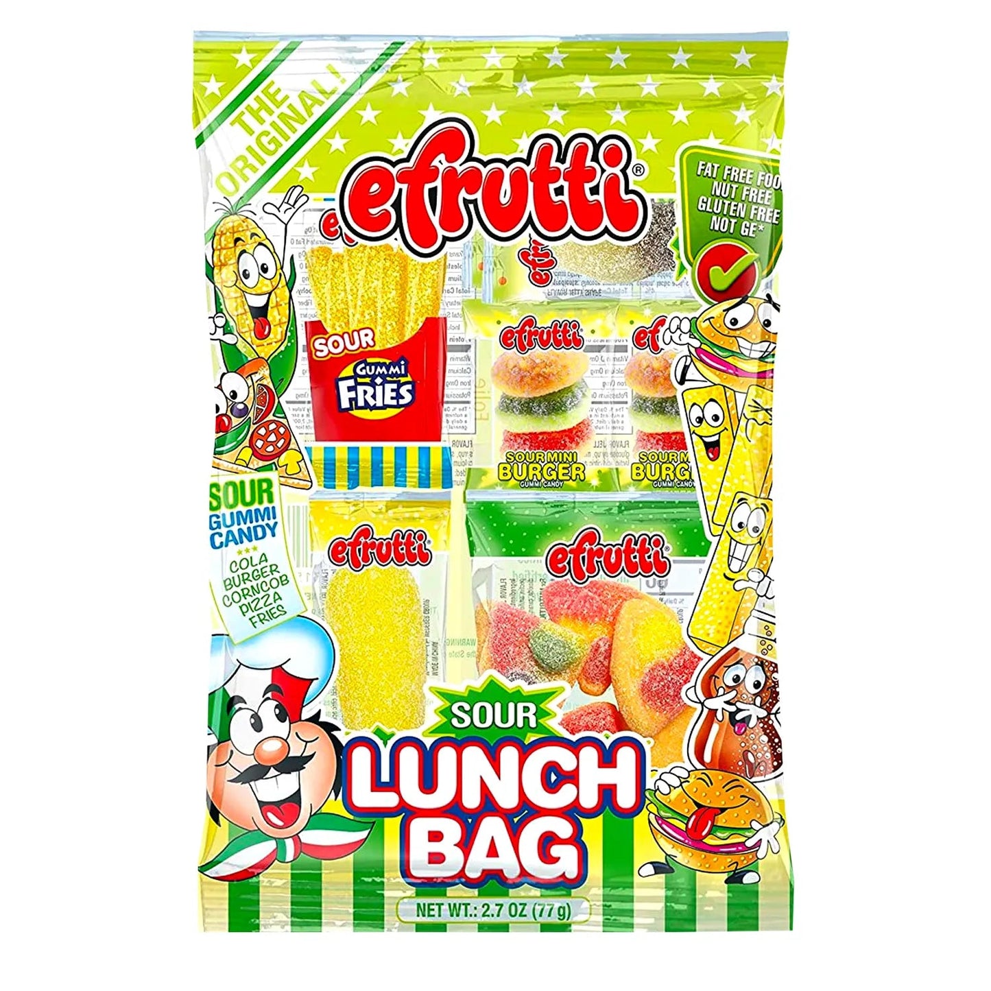 Efrutti Sour Lunch Bag 77g