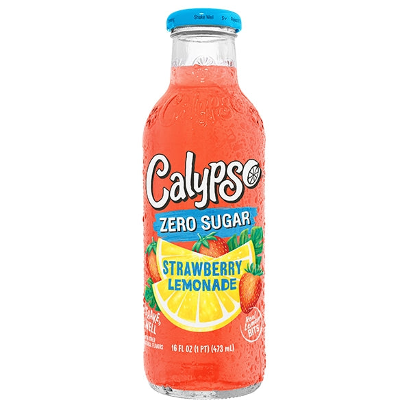 US Calypso Zero Sugar Strawberry Lemonade 473ml