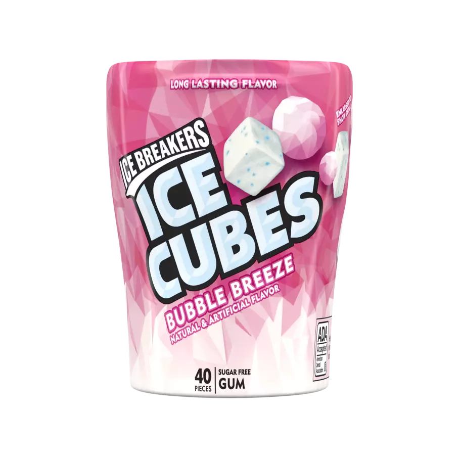 Ice Breakers Ice Cubes Bubble Breeze 40 Pieces