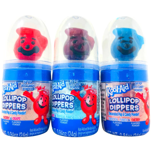 Kool-Aid Lollipop Dippers Cherry & Grape 0.84 Oz