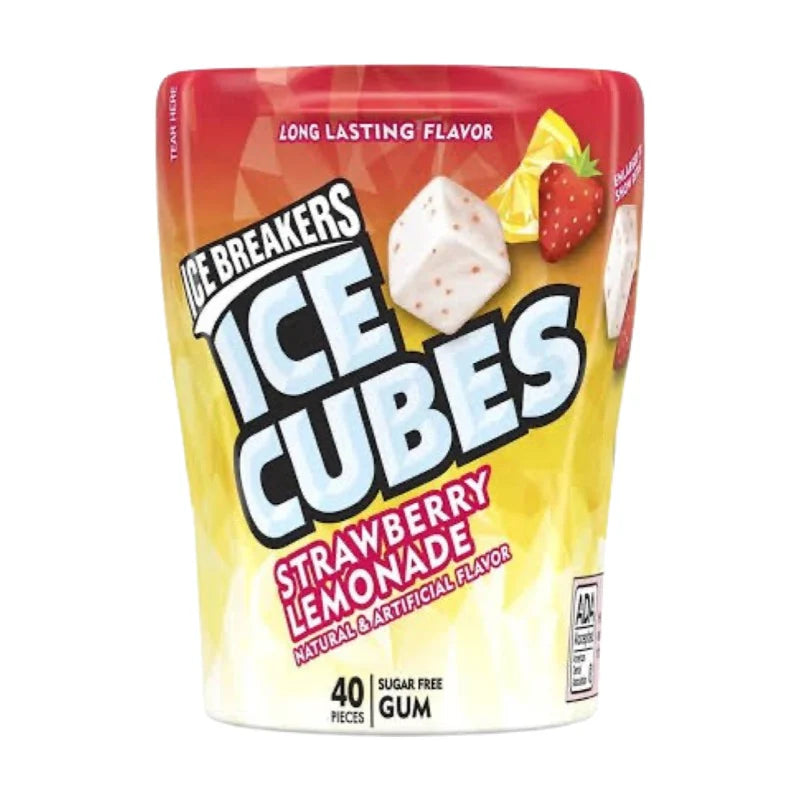 Ice Breakers Ice Cubes Strawberry Lemonade 40 Pieces