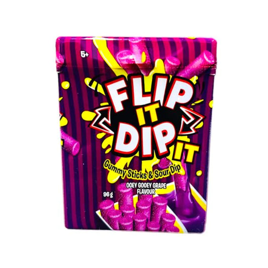 Flip It Dip It Ooey Gooey Grape Flavour 96g