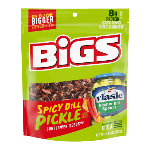 BIGS Spicy Dill pickle sunflower seeds 5.3oz