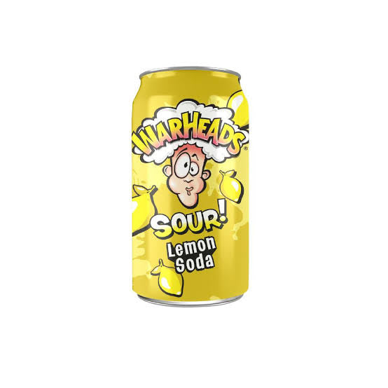 Warheads Sour Lemon Soda 355ml