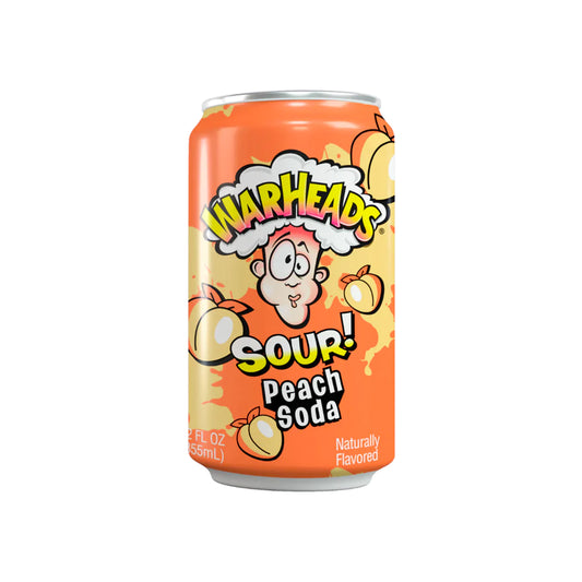 Warheads Sour Peach Soda 355ml