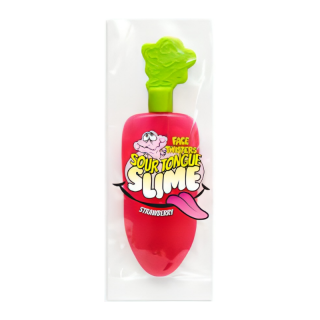 Face Twisters Sour Tongue Slime Strawberry Gel Candy 40g