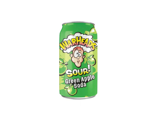 Warheads Sour Green Apple Soda 355ml